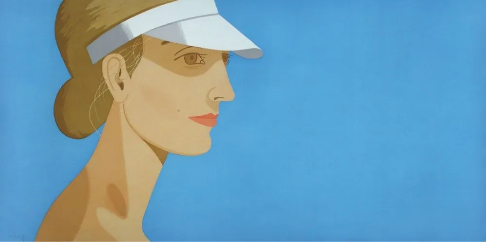 Ets En Aquatint Katz - White Visor