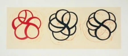 Lithografie Kauffman - Red, Black, Black