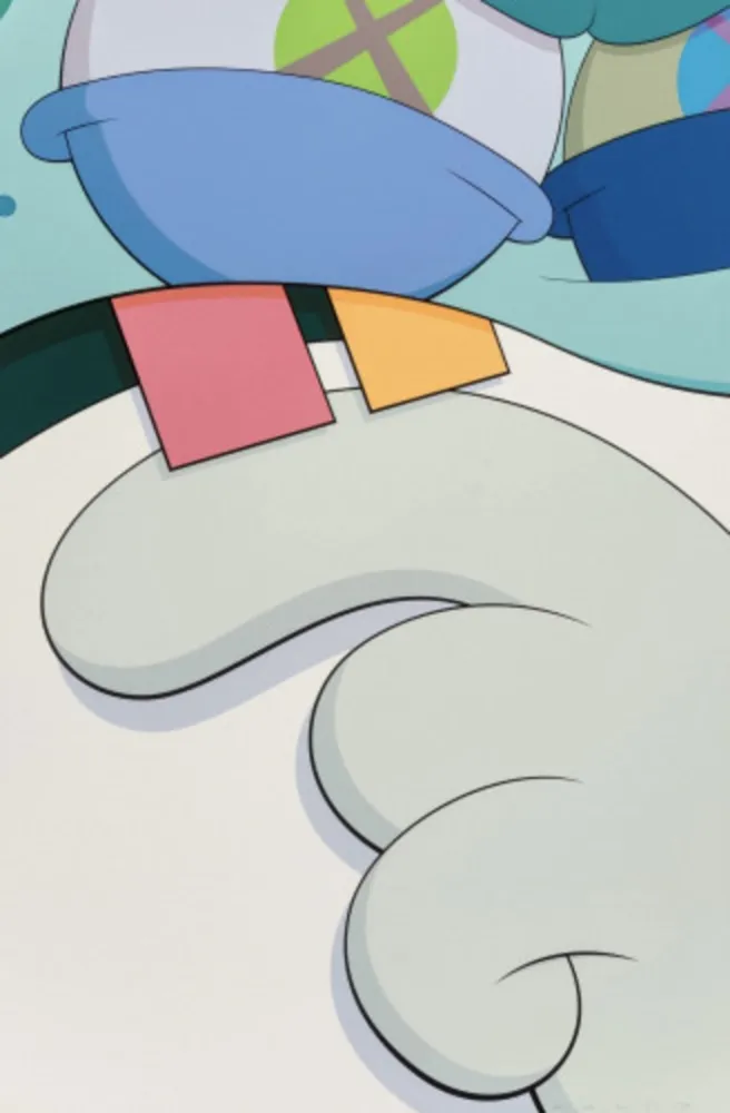 Zeefdruk Kaws - Blame Game IX