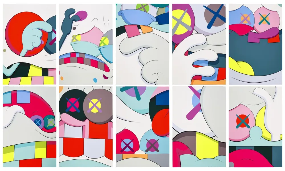 Zeefdruk Kaws - Blame Game Portfolio