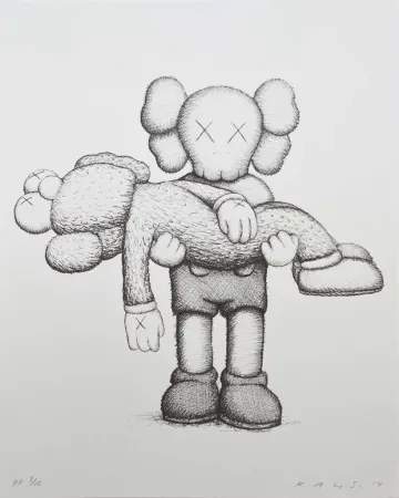 Zeefdruk Kaws - Gone