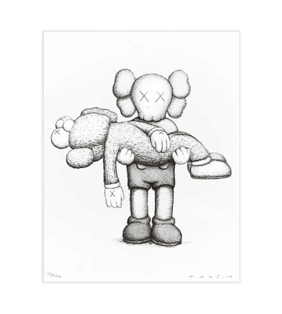 Zeefdruk Kaws - Gone