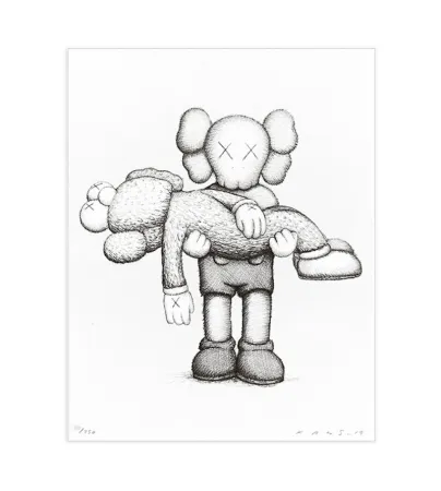 Zeefdruk Kaws - Gone