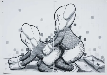 Zeefdruk Kaws - I Like Printing