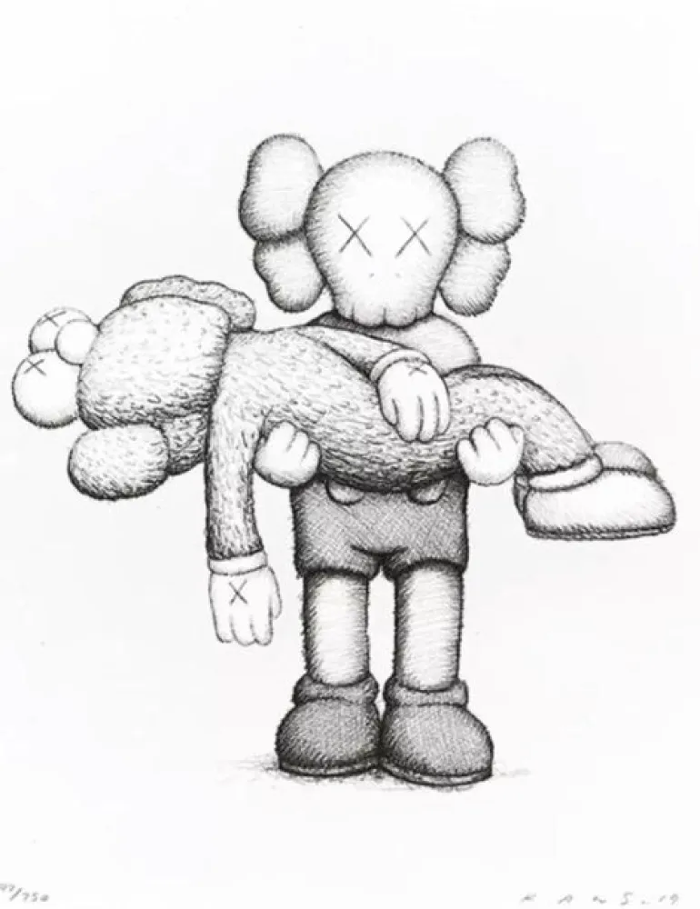 Lithografie Kaws - Nov Gone 