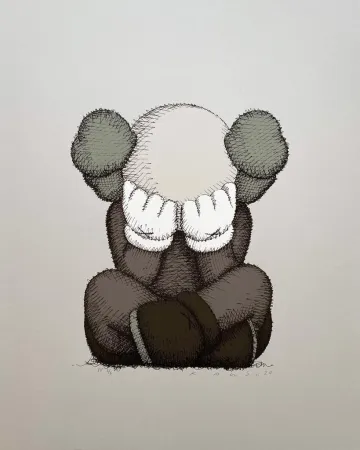 Zeefdruk Kaws - Separated