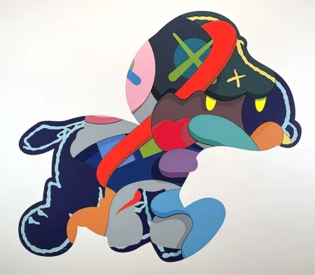 Zeefdruk Kaws - Stay Steady
