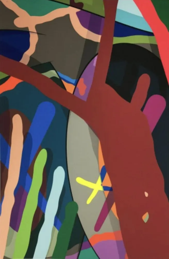 Zeefdruk Kaws - Tension 4