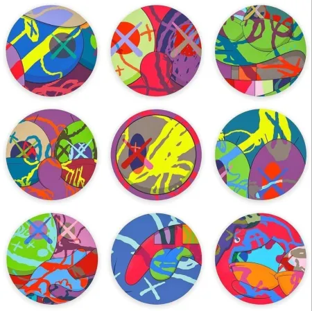 Zeefdruk Kaws - The News