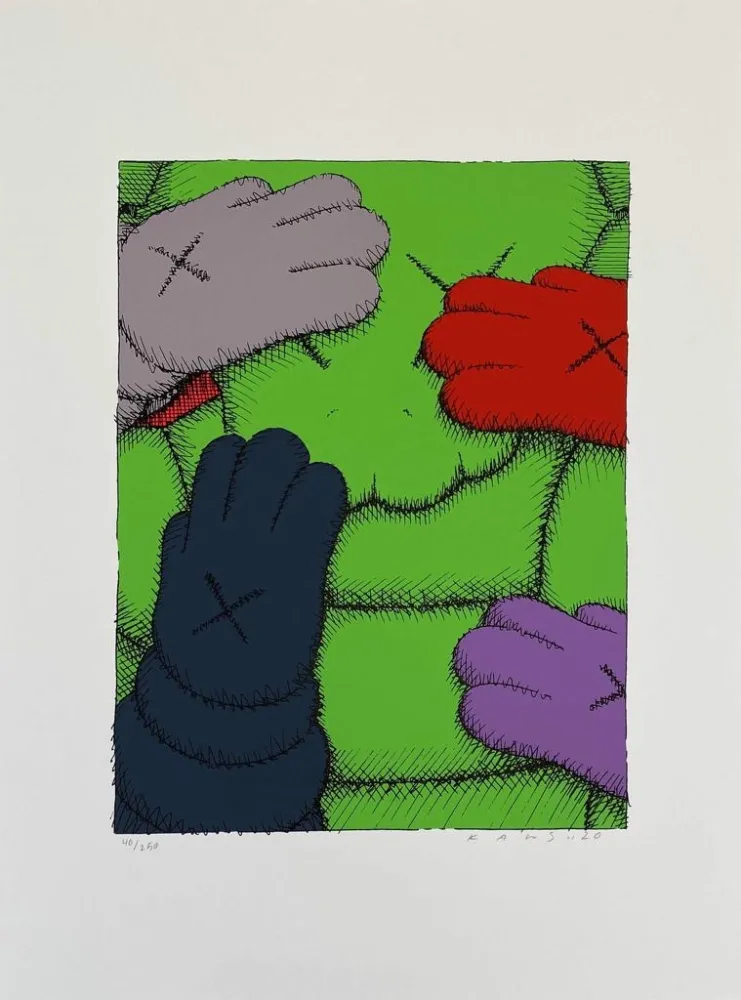 Zeefdruk Kaws - Urge (1)
