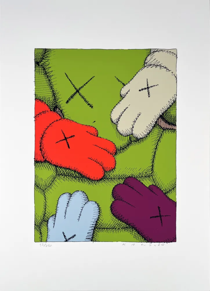 Zeefdruk Kaws - Urge 9