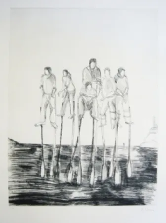 Lithografie Kcho - Pero de aqui