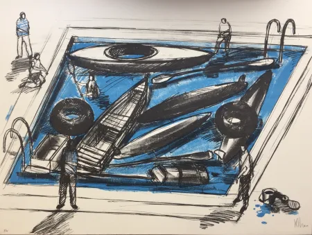 Lithografie Kcho - Regresa vida mia que te espero 1