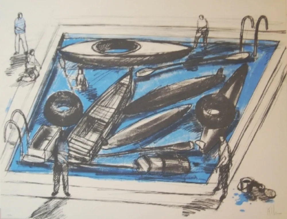 Lithografie Kcho -  Regresa vida mia que te espero 1