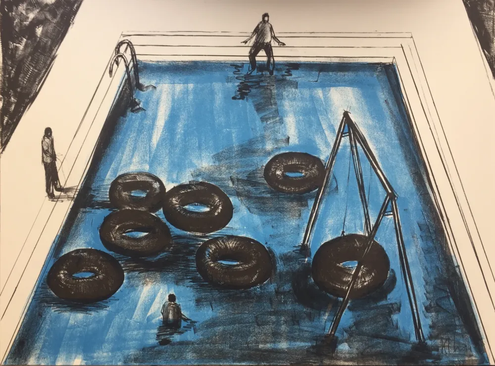 Lithografie Kcho - Regresa vida mia que te espero 3 