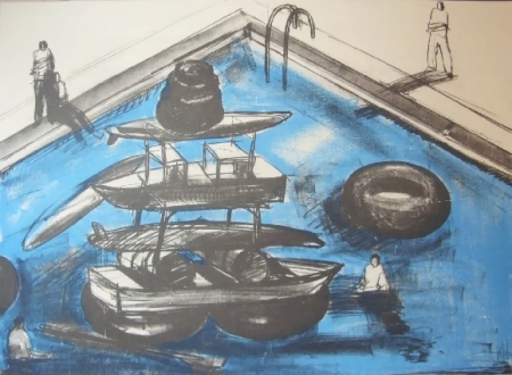 Lithografie Kcho -  Regresa vida mia que te espero 4