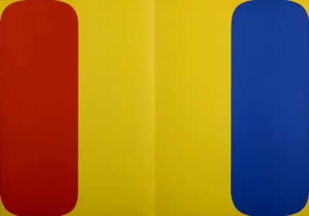 Lithografie Kelly - Abstract Composition (H), 1964