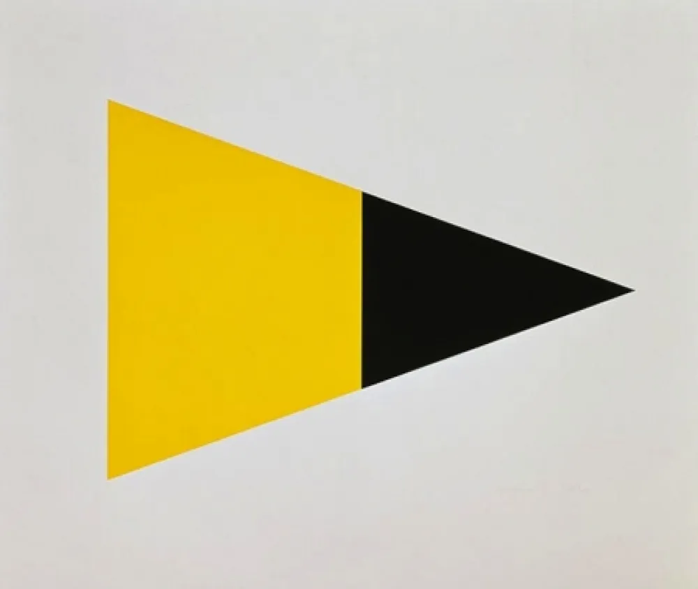 Lithografie Kelly - Black Yellow