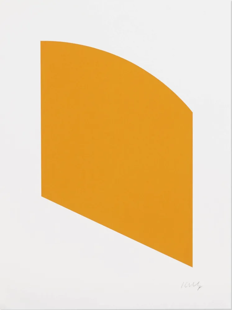 Lithografie Kelly - Orange (Curve)