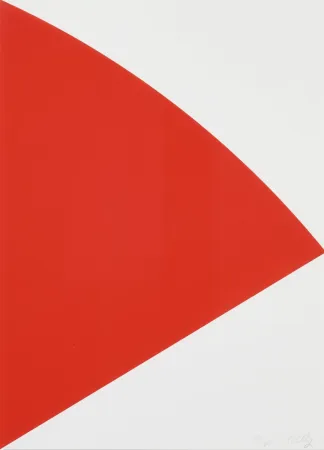 Lithografie Kelly - Red Curve (For Joel)