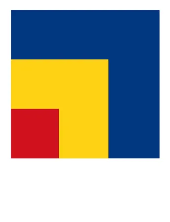 Lithografie Kelly - RED, YELLOW, BLUE (1963).