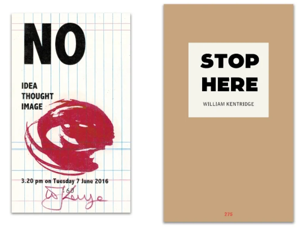 Geïllustreerd Boek Kentridge - L'art en écrit