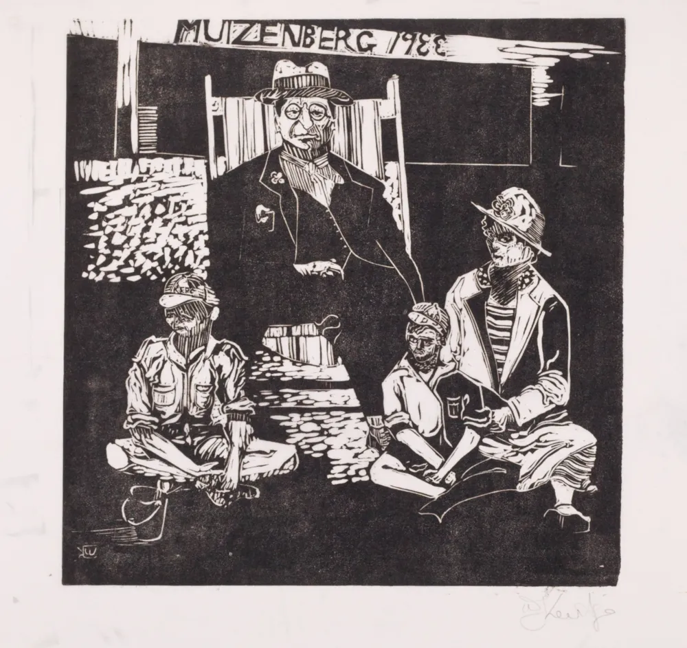 Linosnede Kentridge - Muizenberg 1933