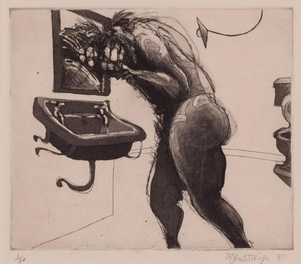 Ets En Aquatint Kentridge - Untitled, from the 