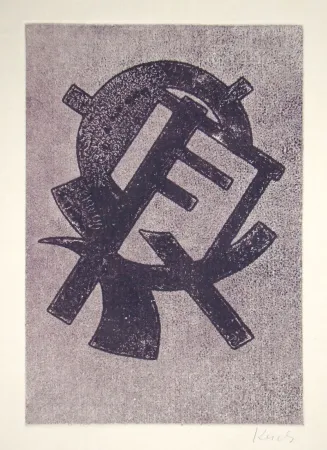 Aquatint Kerels - Composition pour Art Abstrait