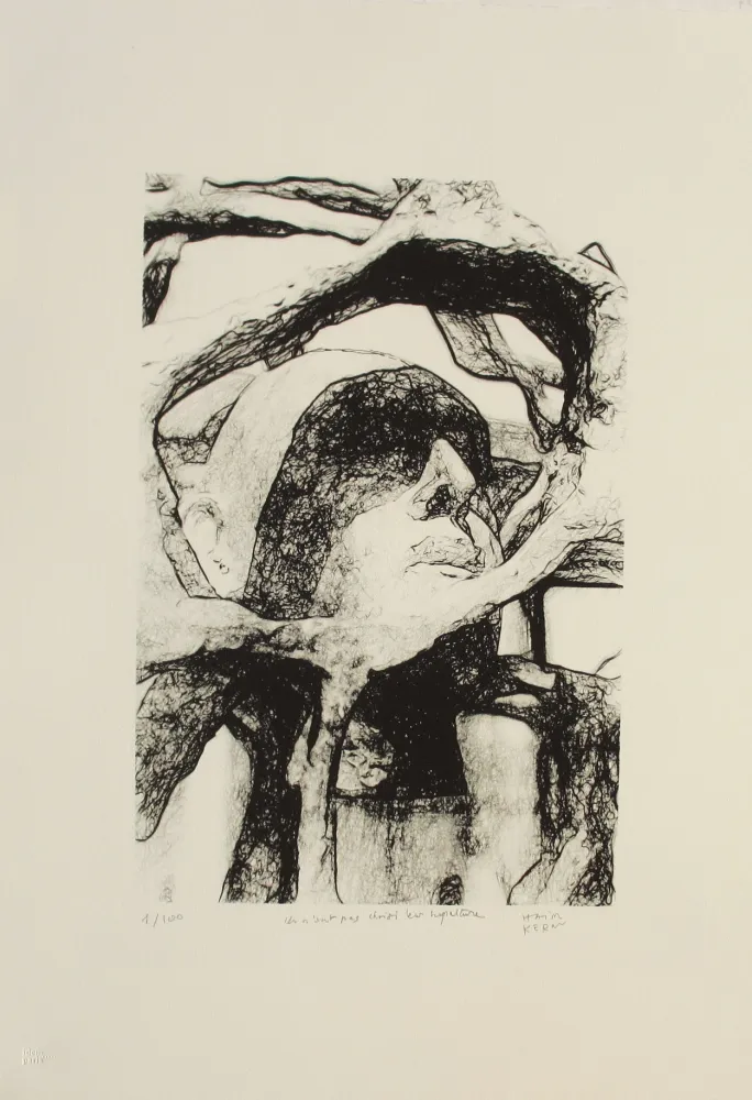 Lithografie Kern - Ils n'ont pas choisi leur sépulture