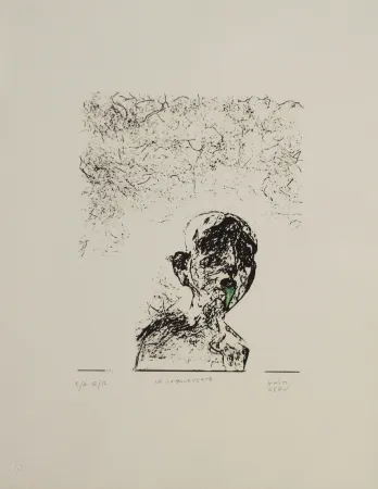 Lithografie Kern - La langue verte