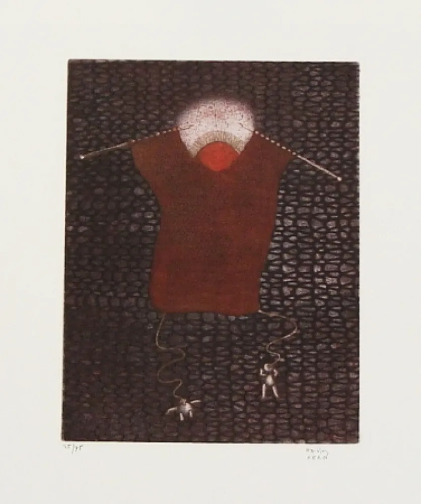 Ets En Aquatint Kern - Le point de Beauté