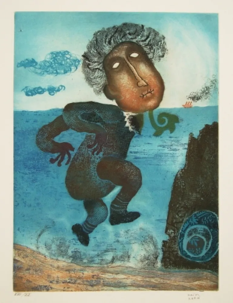 Ets En Aquatint Kern - Titre inconnu