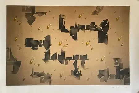 Lithografie Kim - Gouttes  circa 2008