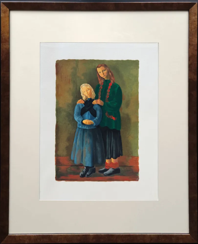 Lithografie Kisling - Les enfants inspirés (Inspired Children)