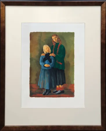 Lithografie Kisling - Les enfants inspirés (Inspired Children)