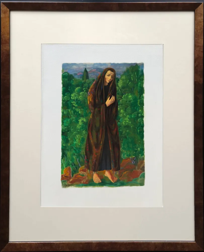 Lithografie Kisling - Vieille caraque (Old Carrack)