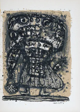 Lithografie Kito - Enfant, 1964