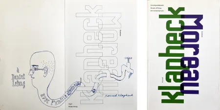 Geïllustreerd Boek Klapheck - KLAPHECK/MOREAU. Catalogue et beau dessin original de Klapheck (2008)