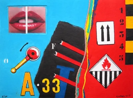 Geen Techniek Klasen - A 33 - Aquagravure de Peter KLASEN