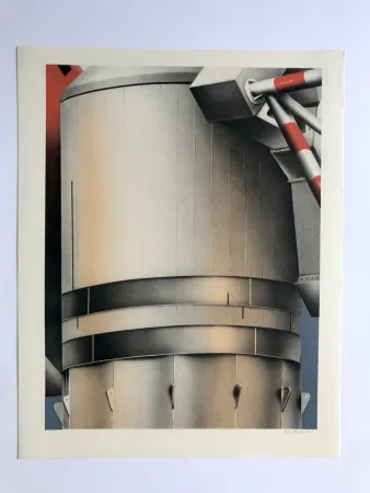 Lithografie Klasen - Antenne (L'Air V)