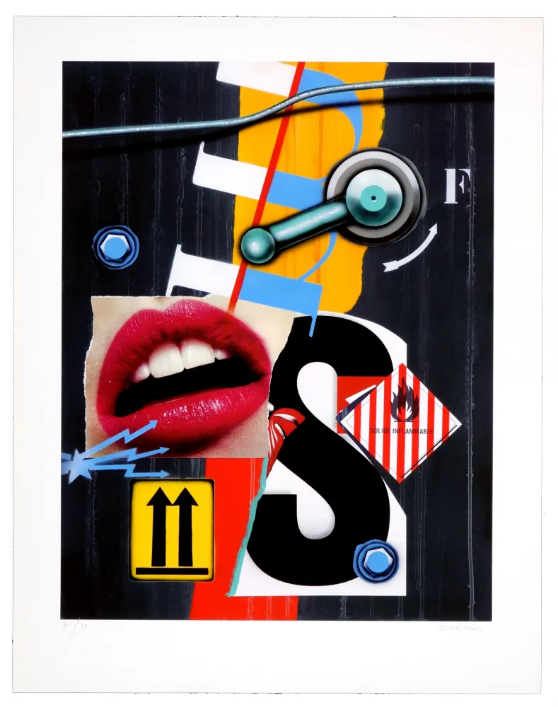 Digitale Print Klasen - Bouche/Solide inflammable