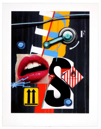 Digitale Print Klasen - Bouche/Solide inflammable