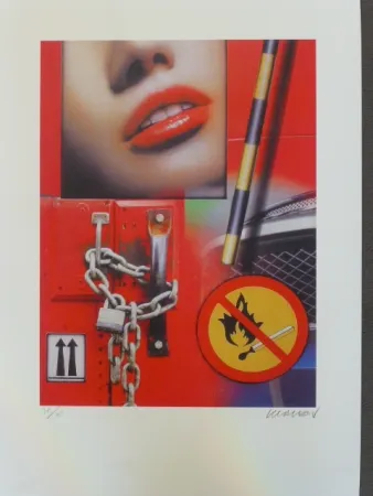 Digitale Print Klasen - Inflammable 