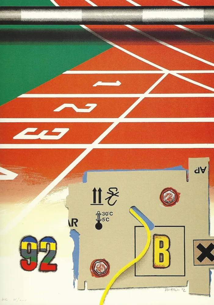 Lithografie Klasen - JO BARCELONE 1992