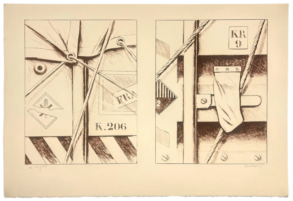 Lithografie Klasen - Sans titre
