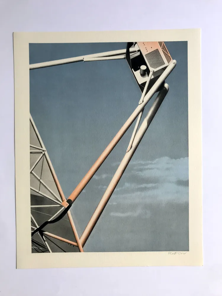 Lithografie Klasen - Télécommunications (L'Air IV)