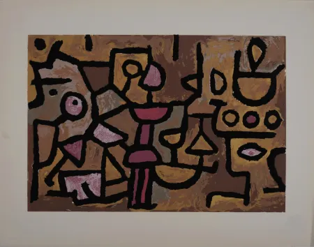 Zeefdruk Klee - Musique diurne, 1953