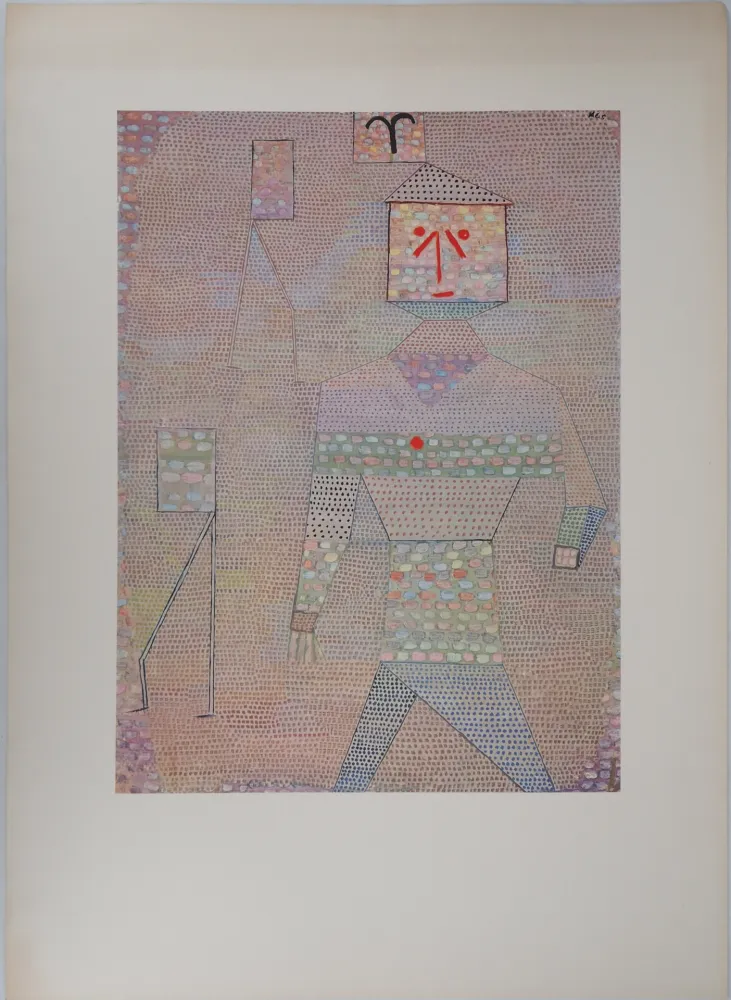 Lithografie Klee - Personnage heureux