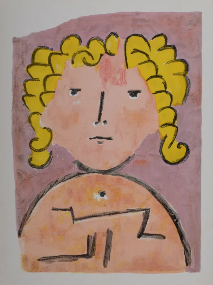 Lithografie Klee - Portrait, 1939